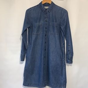 Madewell Button Down Jean Dress